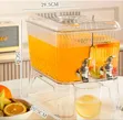5.5L Double Beverage Dispenser with Tap & Cups - 3