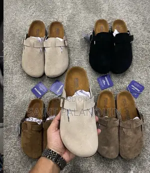 Birkenstock Boston Suede Clogs