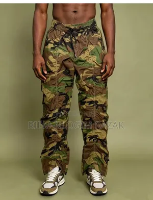 High Quality Camouflage & Plain Parachute Pants