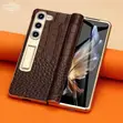 Original Pure Leather Case for Samsung Galaxy Z Fold 5/6/7 - 1