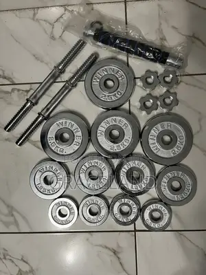 Artzt Vitality 50kg Chrome Dumbbell & Barbell Set