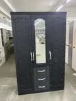 3-Door Wardrobe with Mirror - Brand New - 1