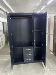 3-Door Wardrobe with Mirror - Brand New - 2