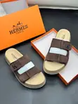 Hermès Suede Double-Strap Slide Sandals - 2