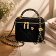 Channel Quilted Handbag - 2