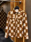 Men's Textured Long-Sleeve Button-Up Shirt - 3