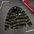 Men's Textured Long-Sleeve Button-Up Shirt - 5