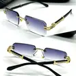 Luxury Maybach Rimless Sunglasses - 1