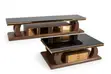 Wooster Center Table and TV Stand - Gold Glass - 2