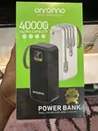 Oraimo Power Bank - 40000mAh, Black - 1