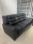 VIG Furniture Black Leather Sofa Chairs - 4