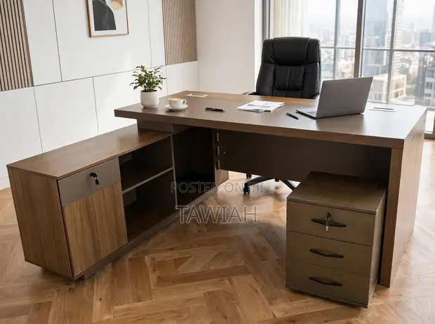 L Shape Office Desk - Brand New - 1