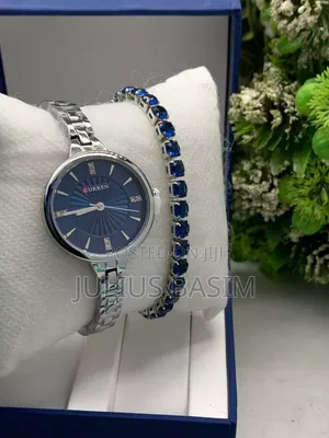 Ladies Curren Watch and Bracelet Set in Box