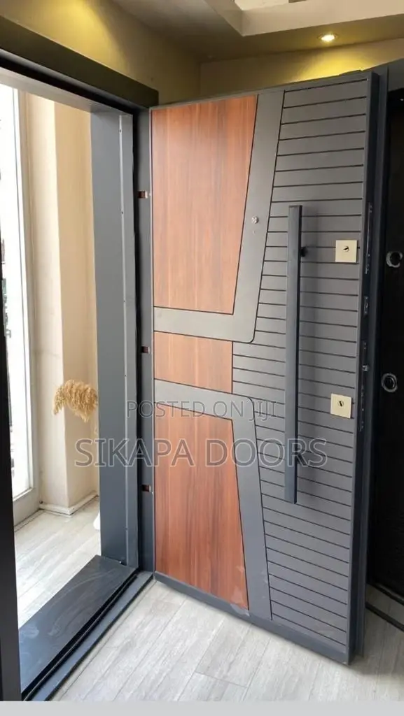 Heavy Duty Steel Security Door - Single & 1.5 Leaf - 1