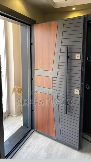 Heavy Duty Steel Security Door - Single & 1.5 Leaf