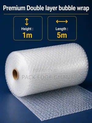Double Layer Bubble Wrap - 1m x 5m
