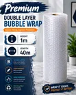 Premium Double Layer Bubble Wrap - 50cm x 40m - 2