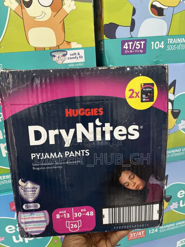 Huggies Drynites Girls Pyjama Pants 8-13 Years (30-48kg) - 1