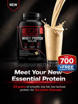 DN Whey Protein Isolate (Vanilla, 5lb)