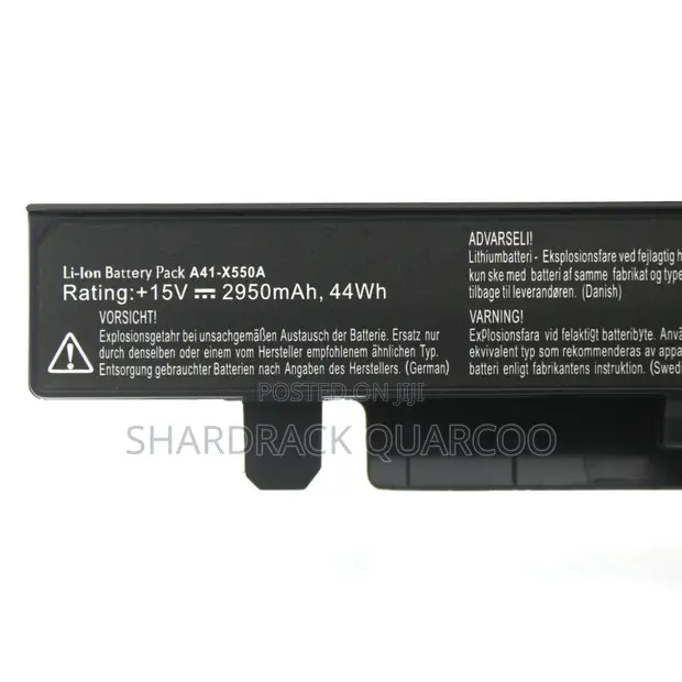 A41-X550a Battery for ASUS Y481c, Y581c, K550j, X450v, X550c, Fx50 - 1