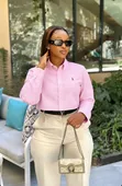 Ladies Polo Long Sleeve Shirts - 1