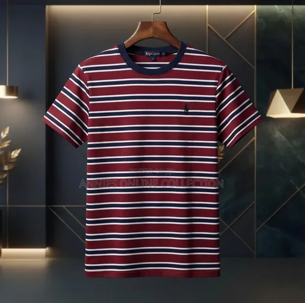 Boss Casual Striped T-Shirts - 1