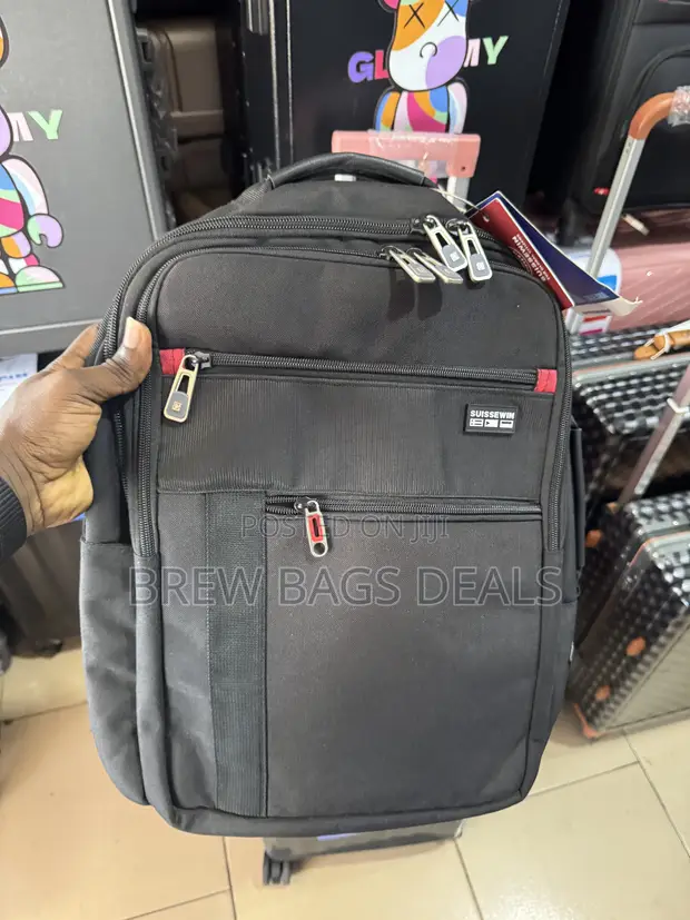 Premium Suissewin Stock Backpack - Durable & Spacious - 1