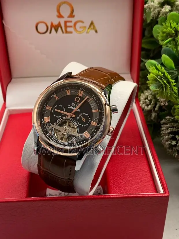 Men's Omega Analog Mechanical Wristwatch - 1