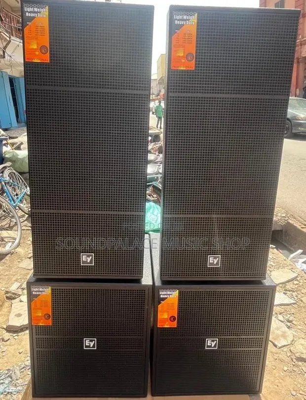 Electro-Voice Full Range & Single Sub Set with Amplifier Rack - 1