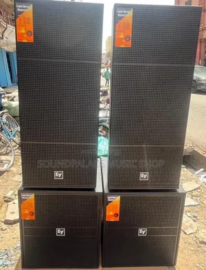 Electro-Voice Full Range & Single Sub Set with Amplifier Rack