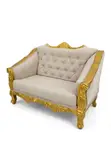 White VIG Furniture Royal Sofa Chair - 3