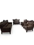 Royal Sofa Chair - Brown Leather - 1