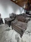 Royal Sofa Chair - Brown Leather - 2