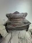 Royal Sofa Chair - Brown Leather - 3