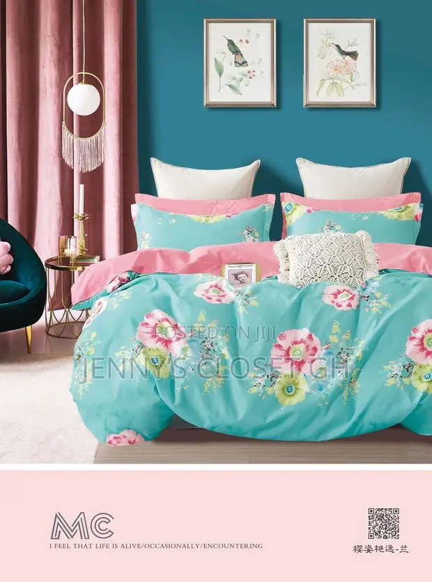 Super King Size Bedsheet Set (7 Pieces) - 1