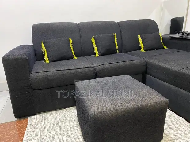 L-Shape Sofa - Ghana Made - 1