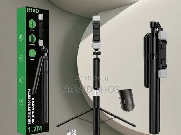 R16D Extendable Selfie Stick with Tripod - 1