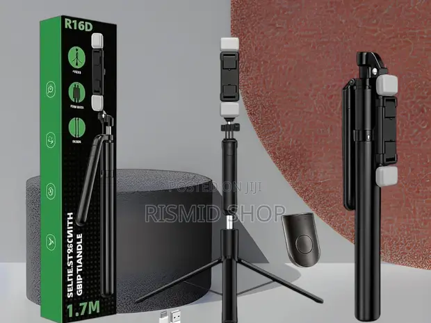 R16D Compact Multifunctional Phone Selfie Stick with Tripod - 1