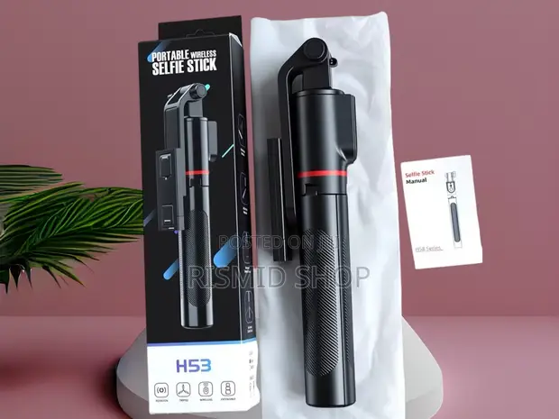 H53 Portable Extendable Selfie Stick & Tripod - 1