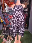 Mini Bare Back African Print Dress - 1