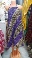 Mini Bare Back African Print Dress - 2