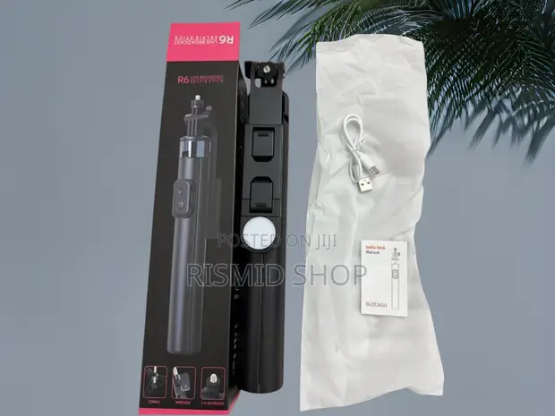 R6 Compact 3-in-1 Bluetooth Selfie Stick Stand - 1
