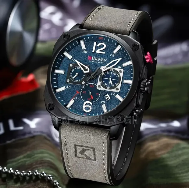 Curren Men's Blue Stainless Steel Watch - 1