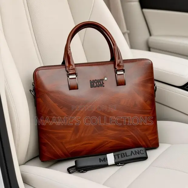 Leather Laptop Bag Briefcase | Executive Office Bag - 1