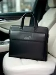 Leather Laptop Bag Briefcase | Executive Office Bag - 2