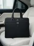 Leather Laptop Bag Briefcase | Executive Office Bag - 3