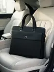 Leather Laptop Bag Briefcase | Executive Office Bag - 5