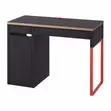 Study Table (Anthracite/Red, 105x50 Cm) - 1