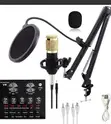 BM-800 Condenser Microphone with V8 Live Sound Card Bundle - 2