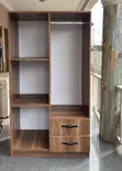 Spacious Wooden Wardrobe with 2 Drawers - Good Condition - 1